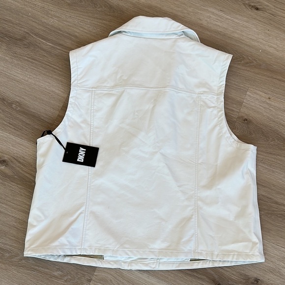 Faux Leather Moto Vest
DKNY woman’s size L XL 2x - Picture 6 of 6